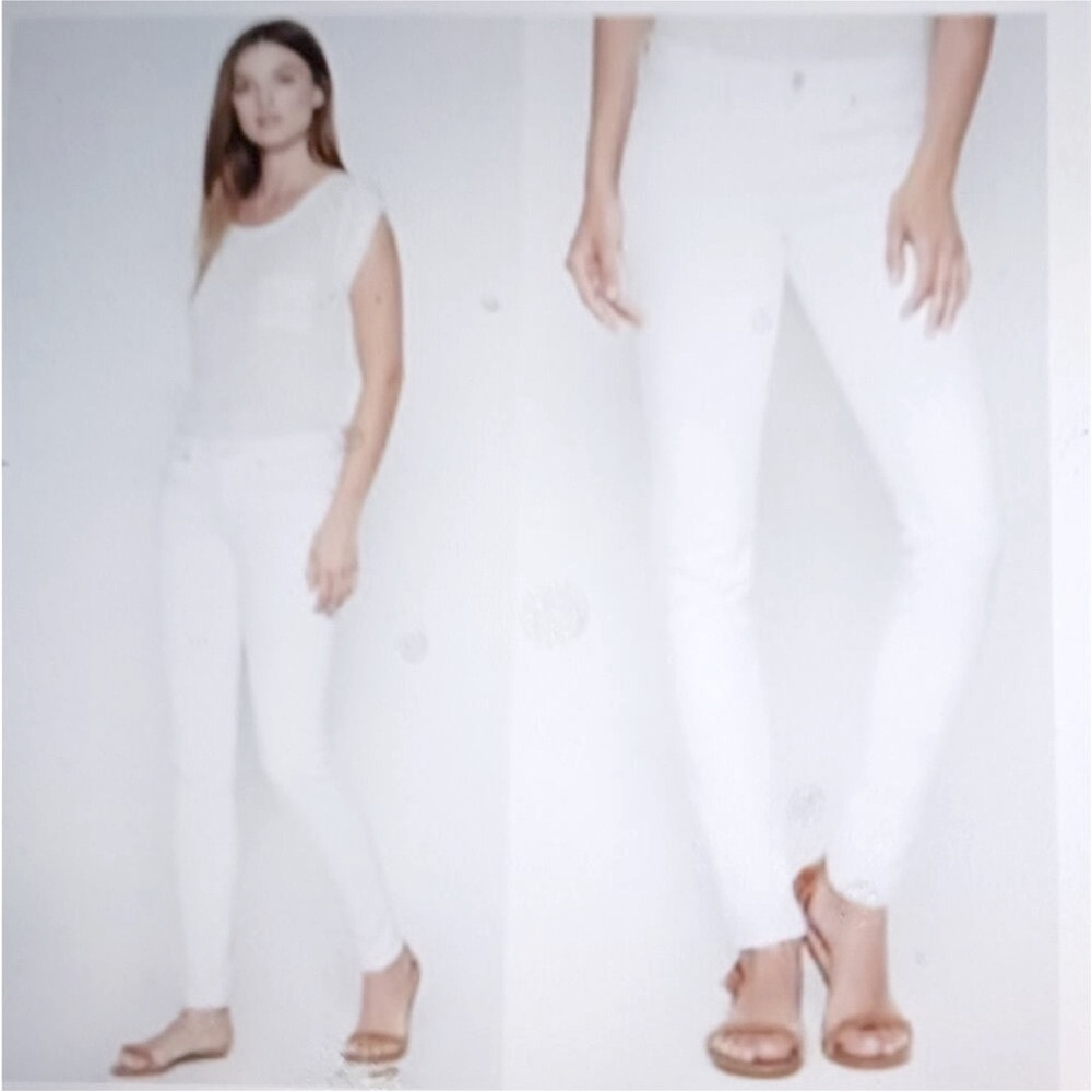 Joie Midrise Skinny white Jeans size 27